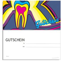 Karte IGeL/PZR-Gutschein, Motiv PopArt No1 