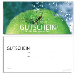 Karte IGeL/PZR-Gutschein, Motiv Frische 