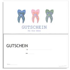 Karte IGeL/PZR-Gutschein, Motiv Marie 