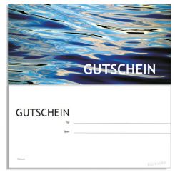 Karte IGeL/PZR-Gutschein, Motiv Wellen 