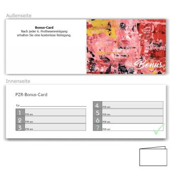 7er Bonuspass Prothesenreinigung, Motiv Quadro No 13 