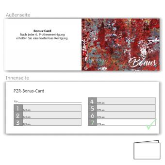 7er Bonuspass Prothesenreinigung, Motiv Quadro No 15 