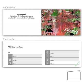 7er Bonuspass Prothesenreinigung, Motiv Quadro No 17 
