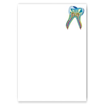 Notizzettel lose, Motiv Mandala Türkis 