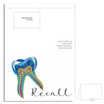 Recallset Karte+ Umschlag, Motiv Mandala 