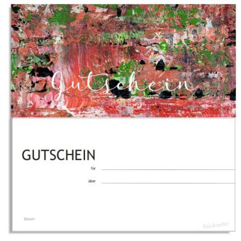 Karte IGeL/PZR-Gutschein, Motiv Quadro No 17 